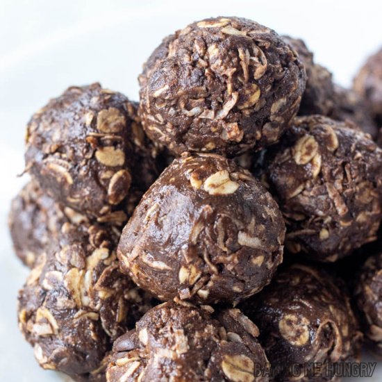 Chocolate Peanut Butter Oat Balls