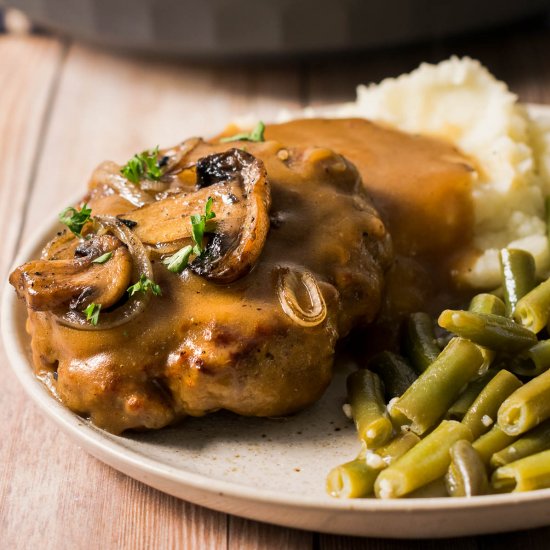 Chopped Steaks and Gravy