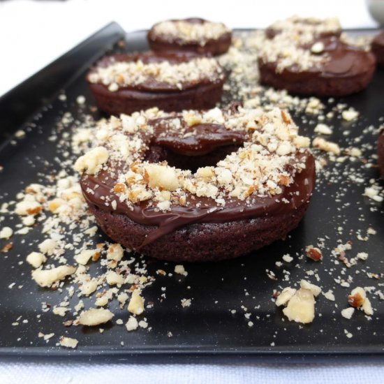 Chocolate Cake Doughnuts