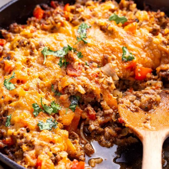 Loaded Mexican Cauliflower Rice