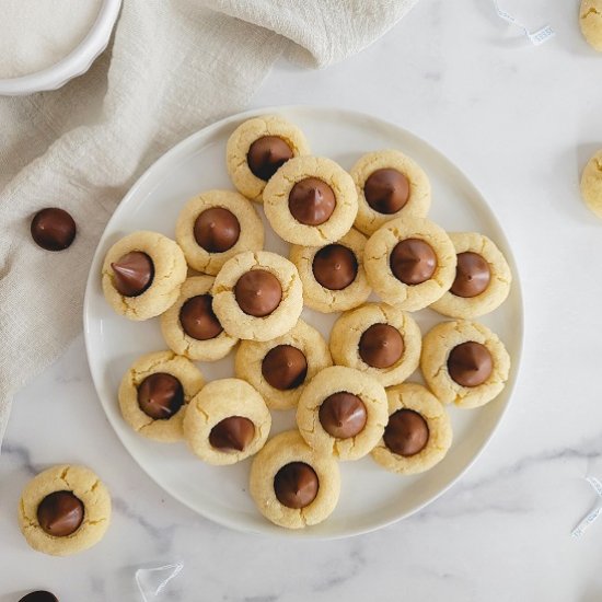 Sugar Cookies with Hershey Kisses