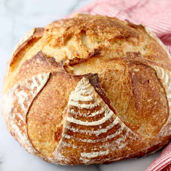 Cold Start Sourdough Bread