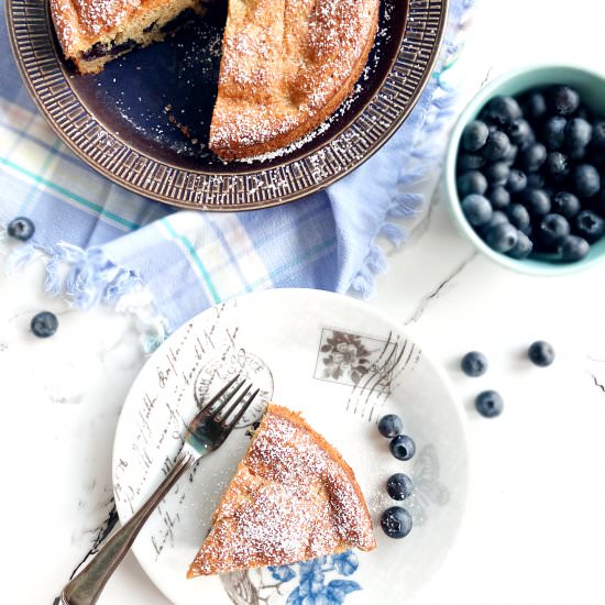 Spelt Blueberry & Lime Cake