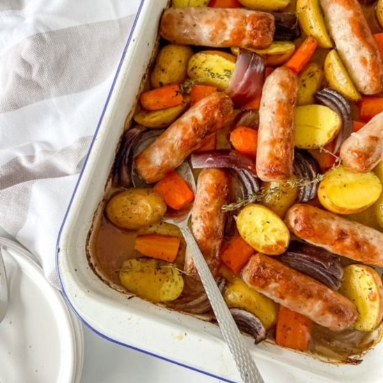 sausage sheet pan dinner