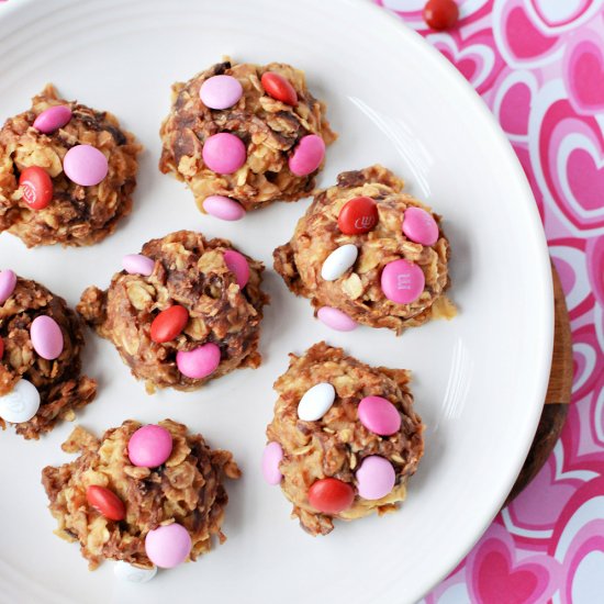 No Bake M&M Monster Cookies