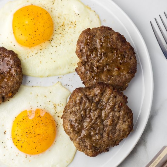 Air Fryer Breakfast Sausage Patties