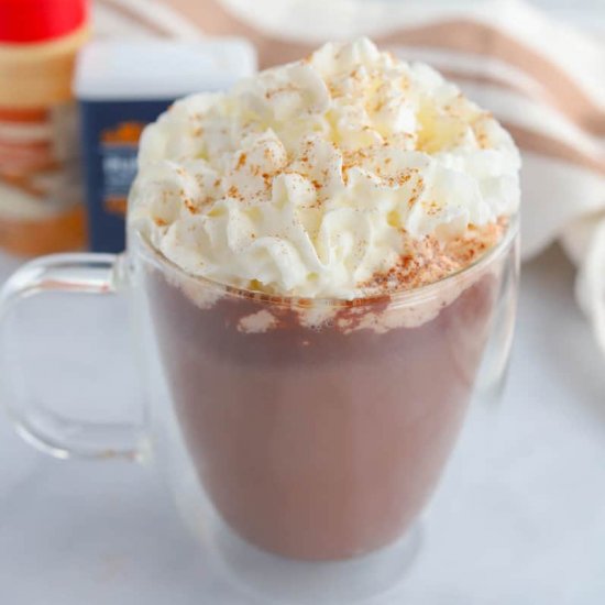 Pumpkin Spice Hot Chocolate