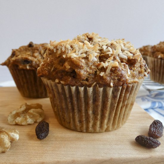 Healthy Morning Glory Muffins