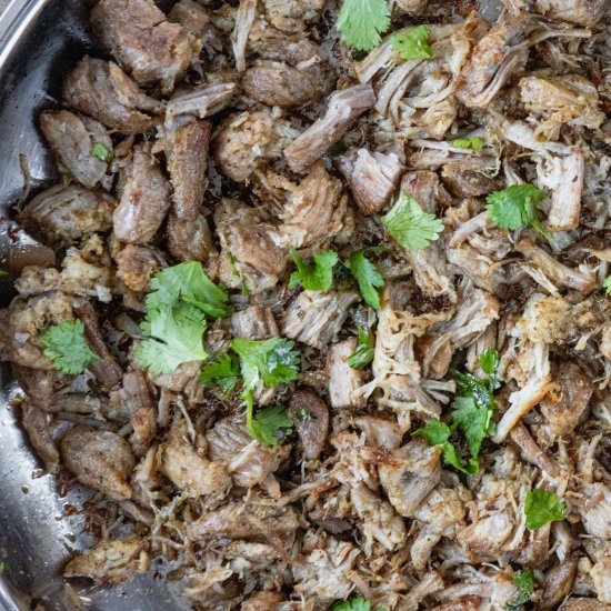 Dutch Oven Carnitas (Pork Shoulder)