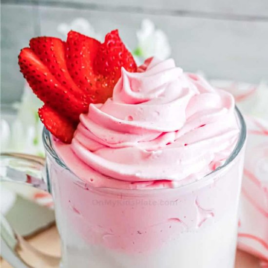 Whipped Strawberry Milk