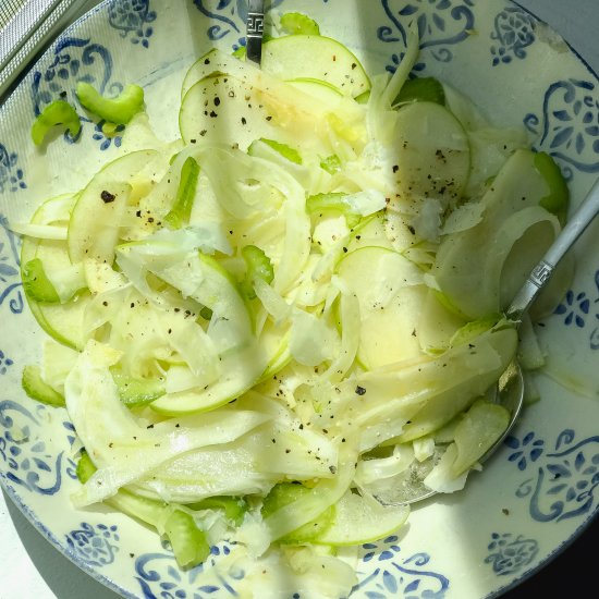 Celery, Fennel and Apple Salad