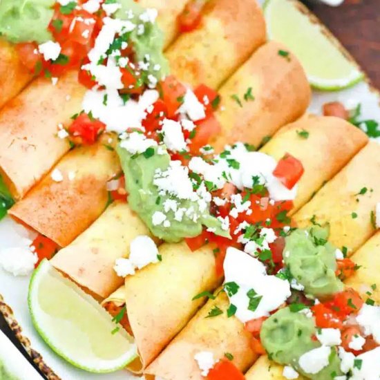 Air Fryer Chicken Taquitos