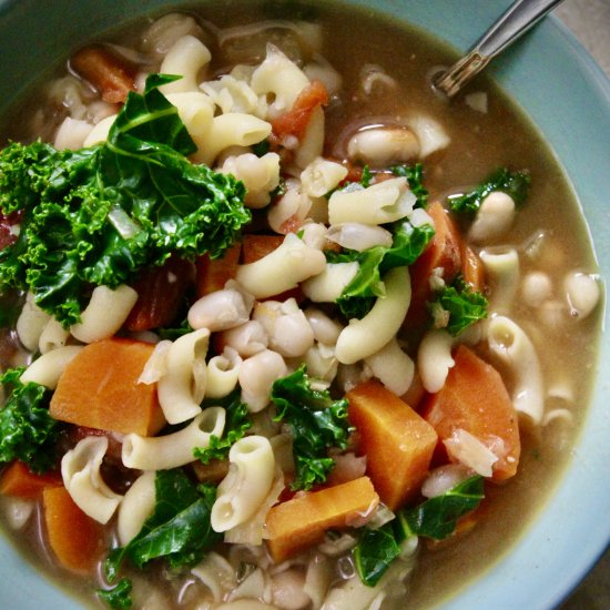 White Bean Pasta Soup