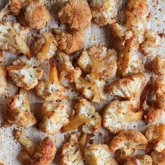 Easy Roasted Cauliflower