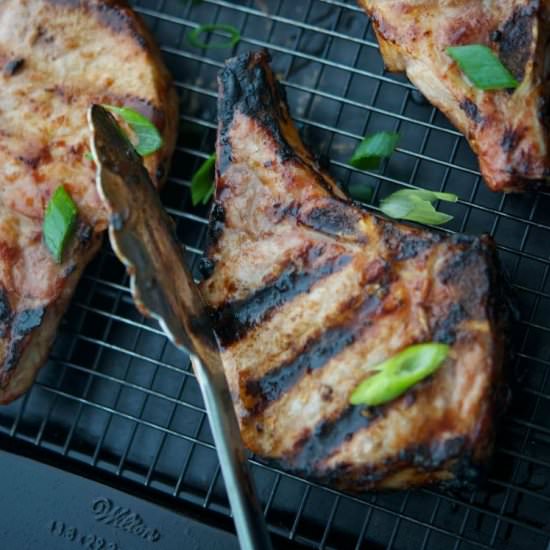 Teriyaki Grilled Pork Chops