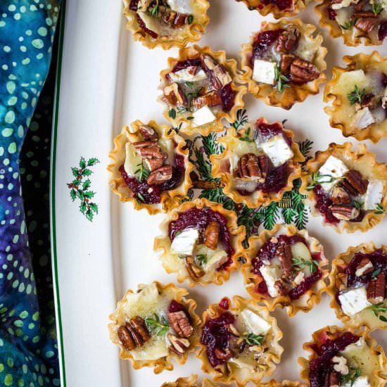 Cranberry Brie Bites