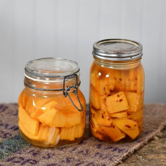 Pickled Squash or Pumpkin