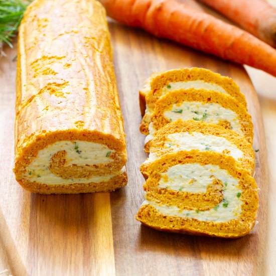 Carrot roulade