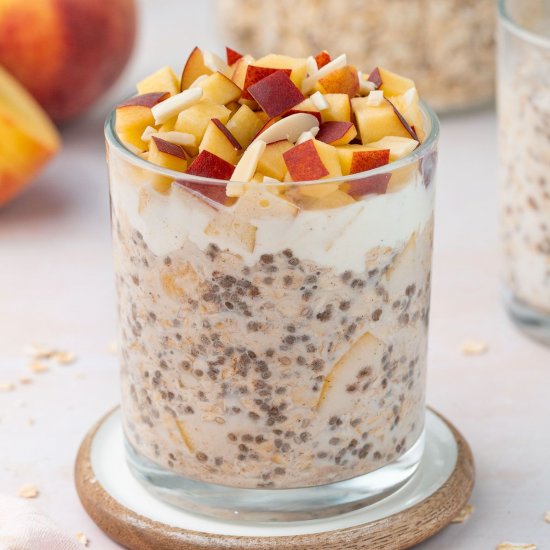 Peach Overnight Oats