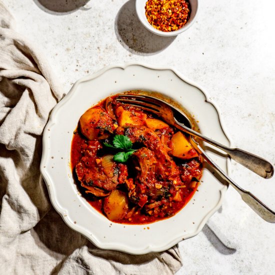 Easy One-Pot Chipotle Lamb Stew