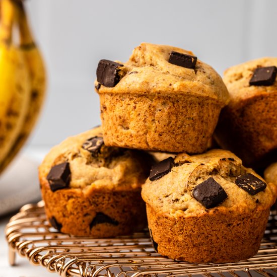 Vegan Banana Muffins