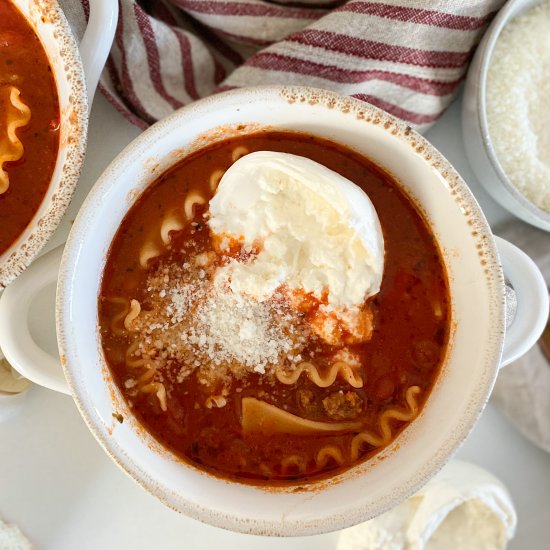 Lasagna Soup