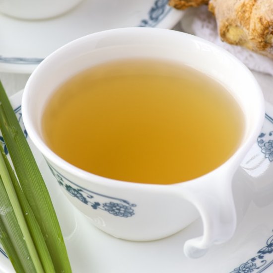 Fresh Lemongrass Ginger Tea