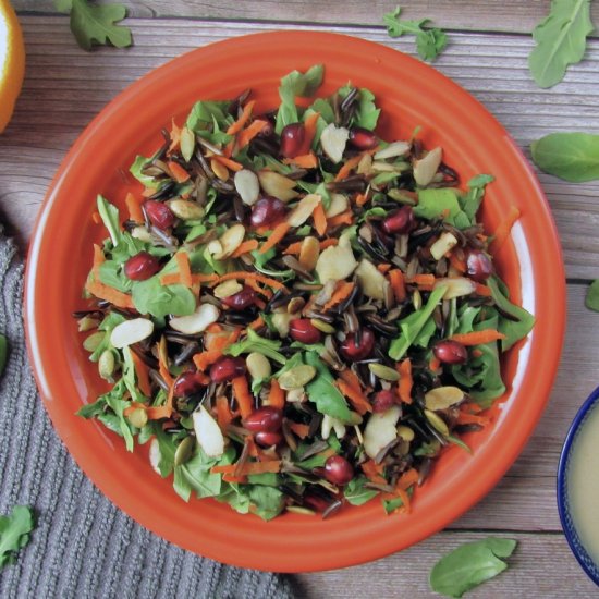 Pomegranate Wild Rice Salad