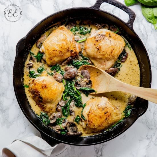 Keto Chicken Florentine