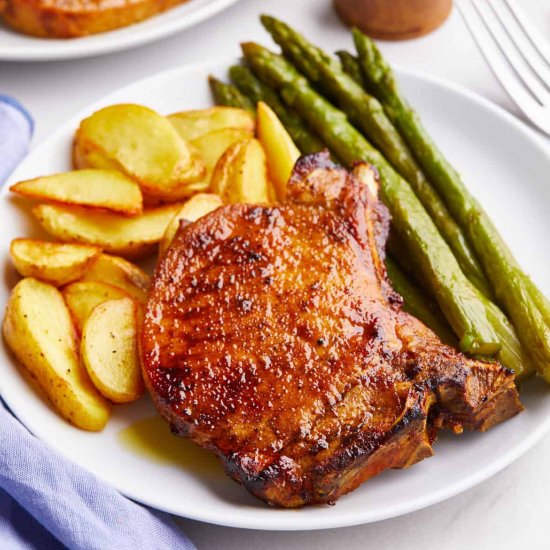 Air Fryer Bone-In Pork Chops