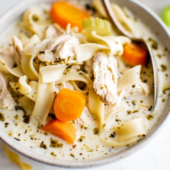 Creamy Chicken Noodle Soup