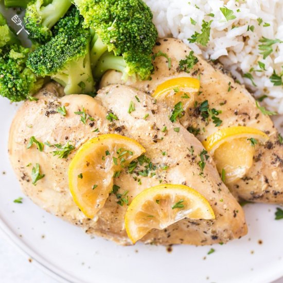 Instant Pot Lemon Garlic Chicken