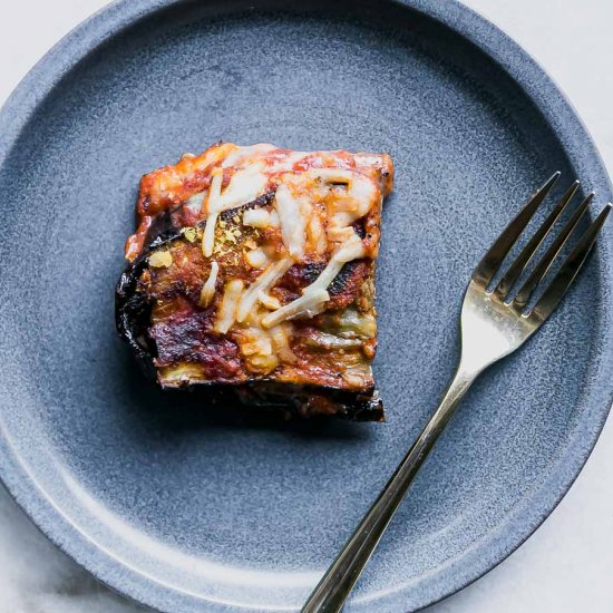 Vegan Baked Eggplant Parmesan