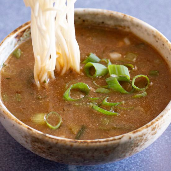 Tsukemen Dipping Ramen with Miso