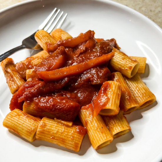 Pasta Peperonata