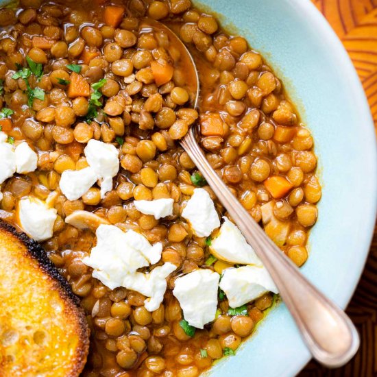 Mediterranean Lentil Soup