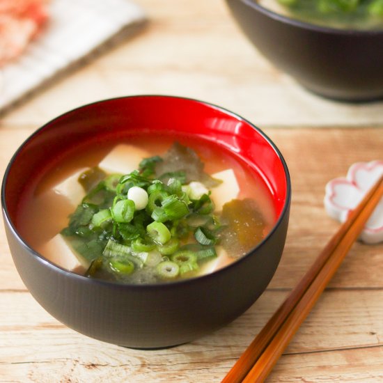 Homemade Japanese Miso Soup