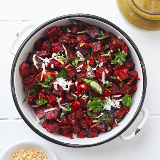 Beetroot Poriyal