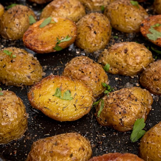 Oven Roasted Baby Potatoes