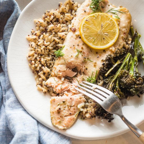 Baked Rainbow Trout