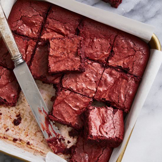 Red Velvet Brownies