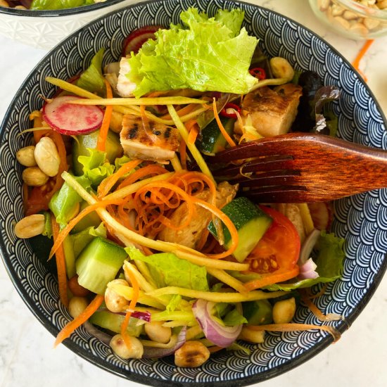 Spicy Thai Chicken Salad With Honey