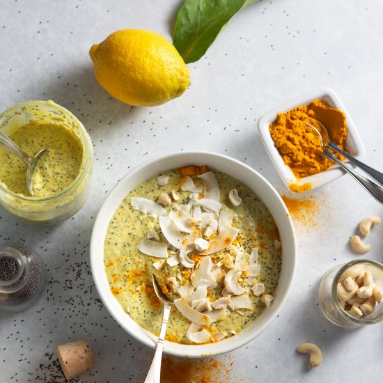 Paleo Lemon Curd Chia Pudding