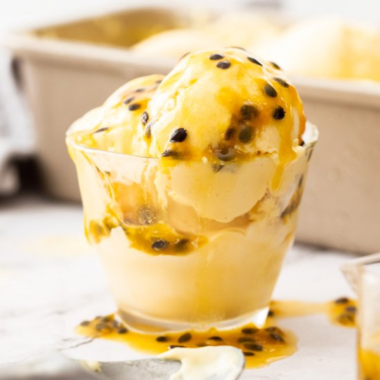 Passion Fruit Ice Cream