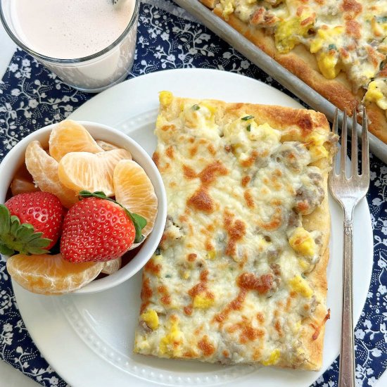 School Breakfast Pizza