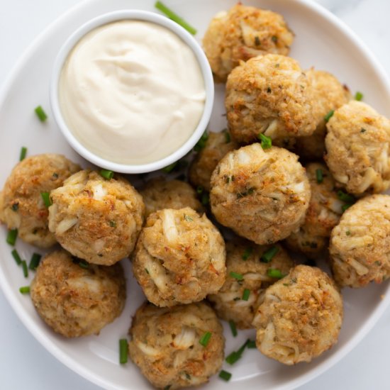 Crab Cake Balls Appetizer