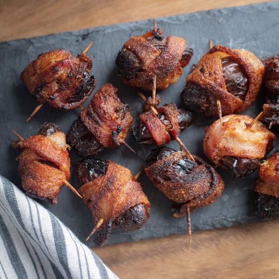 Air Fryer Bacon Wrapped Dates