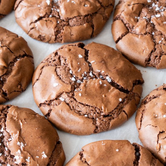 Salted Brownie Cookies