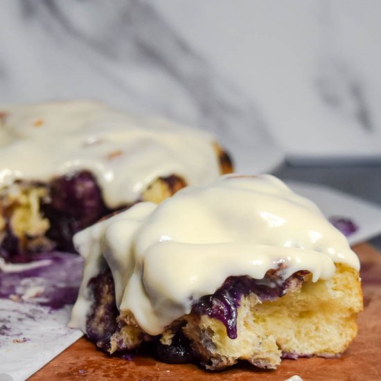 Blueberry Cinnamon Rolls