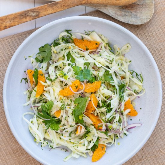 Orange and fennel salad